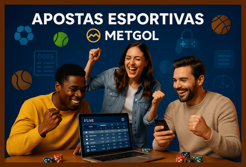 Apostas esportivas no cassino online METGOL
